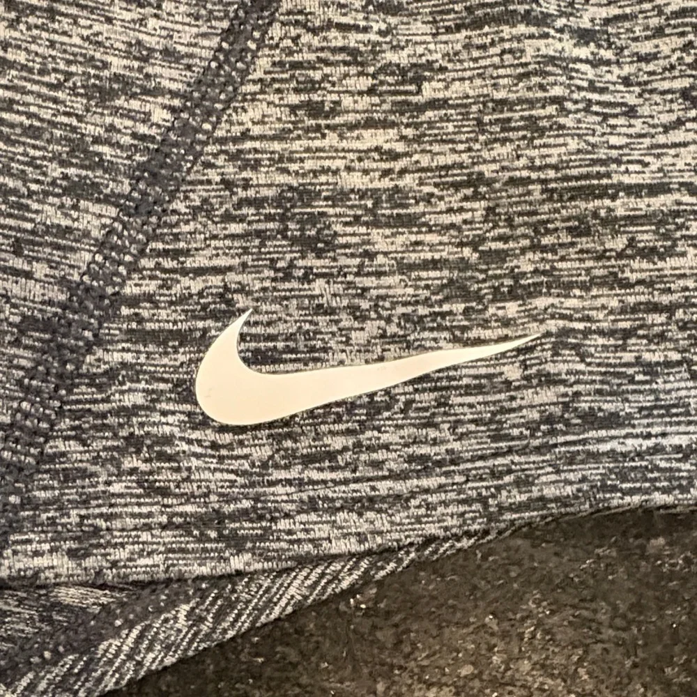 Nike Women's Black and White Tank Top